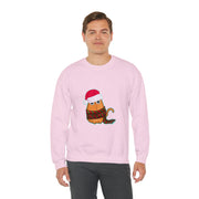 Christmas cat Unisex Heavy Blend™ Crewneck Sweatshirt