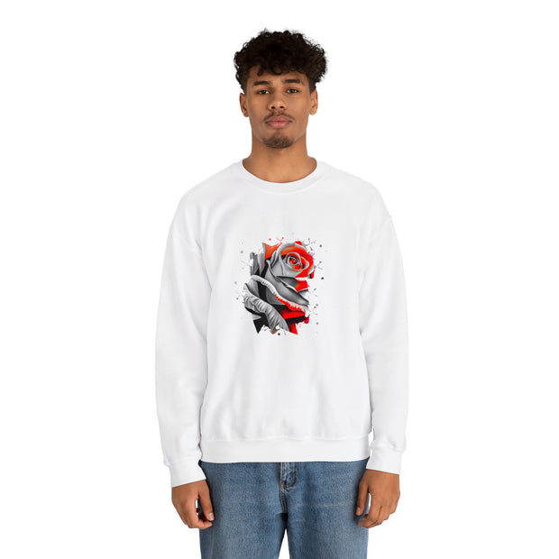 Rose Unisex Heavy Blend™ Crewneck Sweatshirt