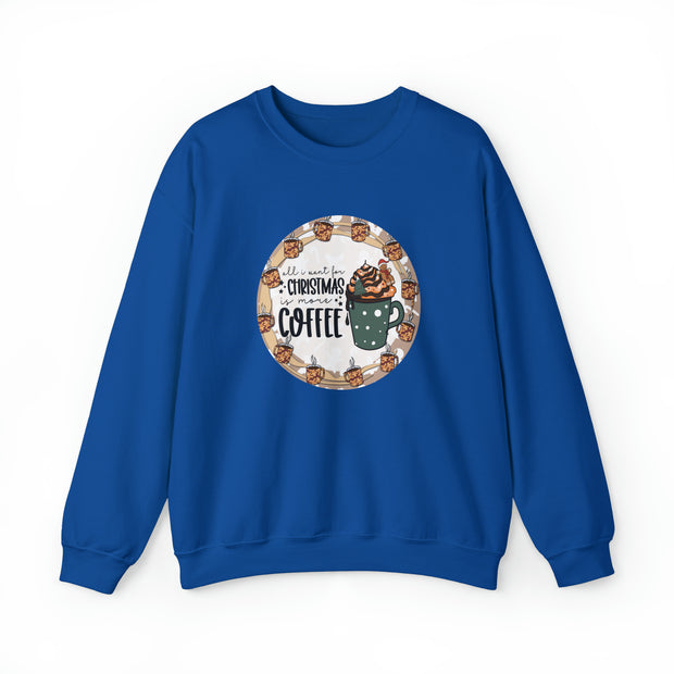 Christmas Coffee Unisex Heavy Blend™ Crewneck Sweatshirt
