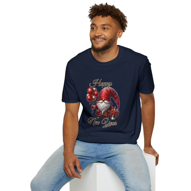 Gnome New Year Unisex Softstyle T-Shirt