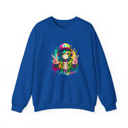 Graffiti Anime Girls Unisex Heavy Blend™ Crewneck Sweatshirt
