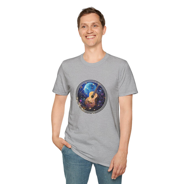 Moonlight Guitar Unisex Softstyle T-Shirt