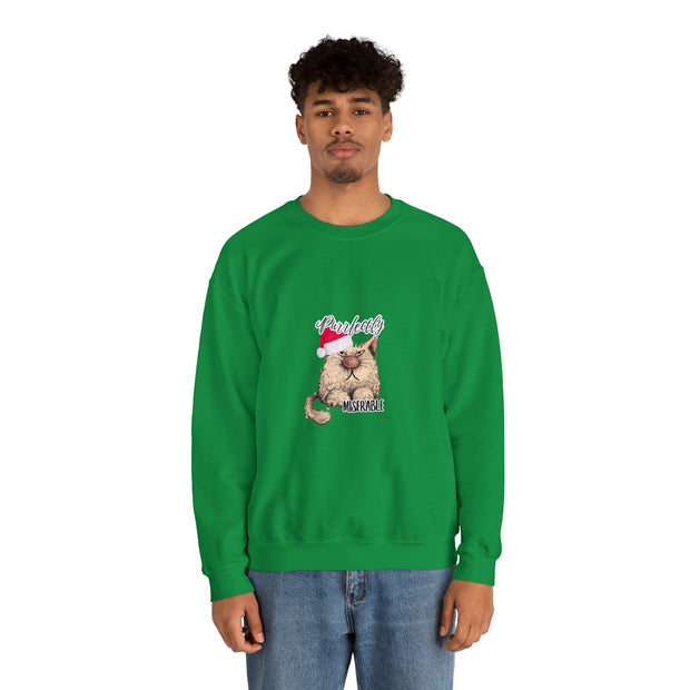 Christmas cat Unisex Heavy Blend™ Crewneck Sweatshirt