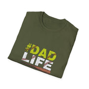 Baseball Dad Life Unisex Softstyle T-Shirt