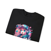 Graffiti Anime Girls Unisex Heavy Blend™ Crewneck Sweatshirt