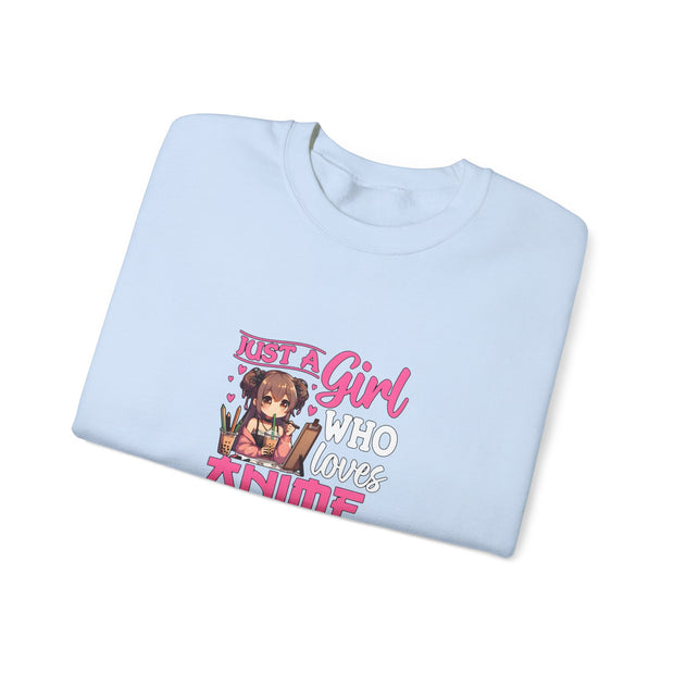 Just a Girl Unisex Heavy Blend™ Crewneck Sweatshirt