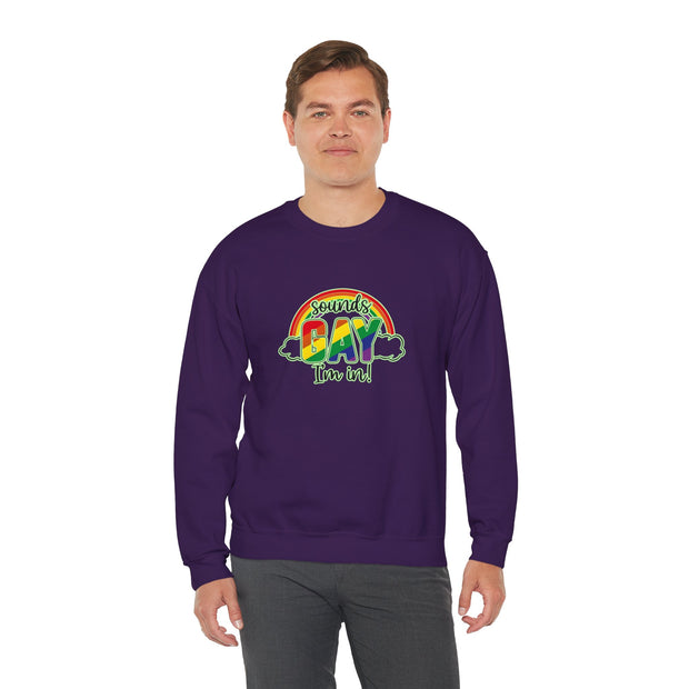 Sounds Gay Unisex Heavy Blend™ Crewneck Sweatshirt