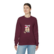 Christmas cat Unisex Heavy Blend™ Crewneck Sweatshirt