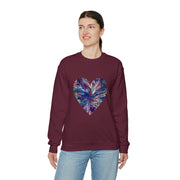 Heart butterfly Unisex Heavy Blend™ Crewneck Sweatshirt