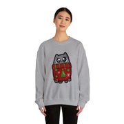 Christmas cat Unisex Heavy Blend™ Crewneck Sweatshirt