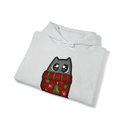 Christmas Cat Unisex Heavy Blend™ Hooded Sweatshirt