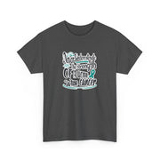 Ovarian Cancer Unisex Heavy Cotton Tee