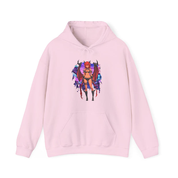 Anime Female Demon Unisex Heavy Blend™ Hooded Sweatshirt