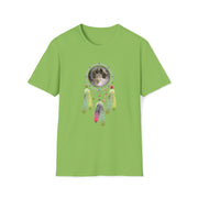 Wolf Dream catcher Unisex Softstyle T-Shirt
