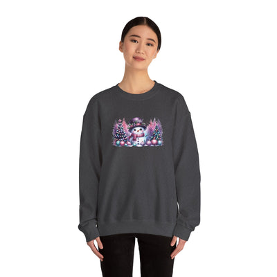 Pastel Snowman Unisex Heavy Blend™ Crewneck Sweatshirt