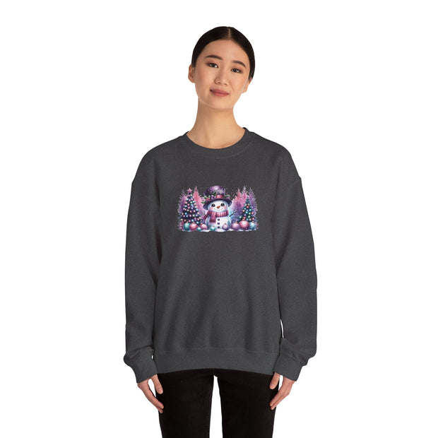 Pastel Snowman Unisex Heavy Blend™ Crewneck Sweatshirt