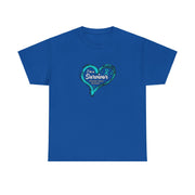 Ovarian Cancer Survivor Unisex Heavy Cotton Tee