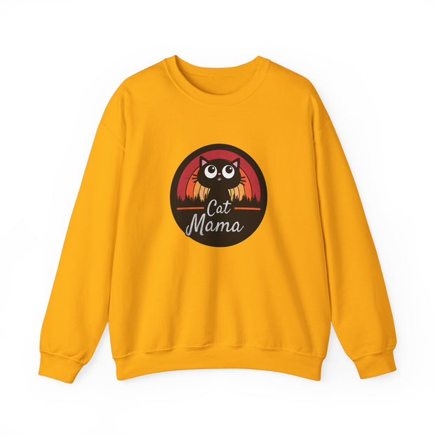 Cat Mama Unisex Heavy Blend™ Crewneck Sweatshirt