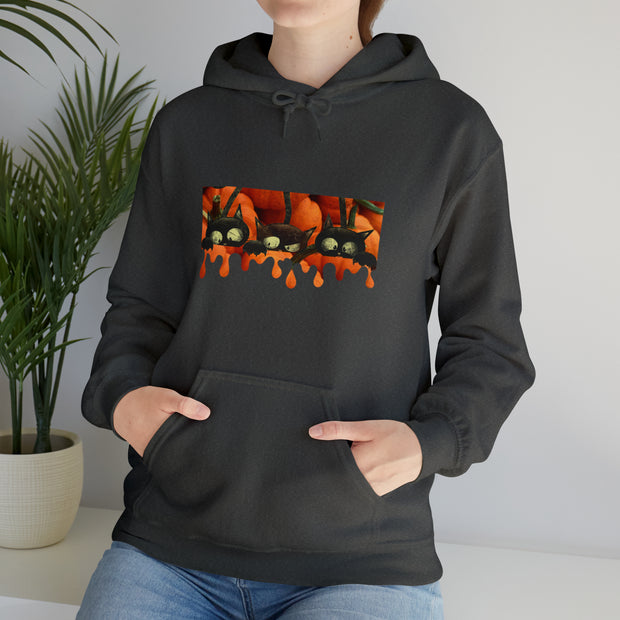 Pumpkin cats Unisex Heavy Blend™ Hooded Sweatshirt