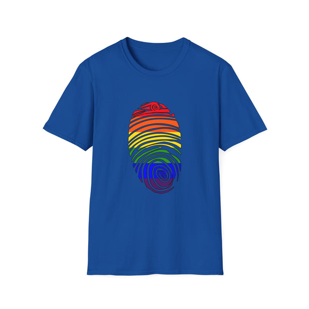 Pride Fingerprint Unisex Softstyle T-Shirt