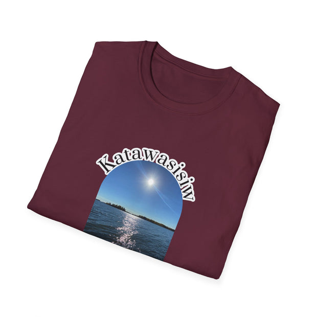Cree Saskatchewan Skies Unisex Softstyle T-Shirt