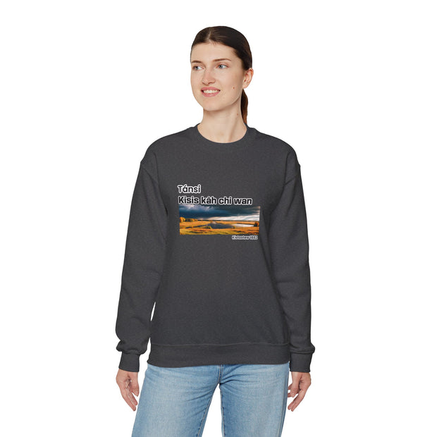 Tánsi Cree Saskatchewan Unisex Heavy Blend™ Crewneck Sweatshirt