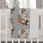 Baby wolf Toddler Blanket