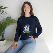 Christmas cat Unisex Heavy Blend™ Crewneck Sweatshirt