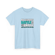 Sister Ovarian Cancer Unisex Heavy Cotton Tee