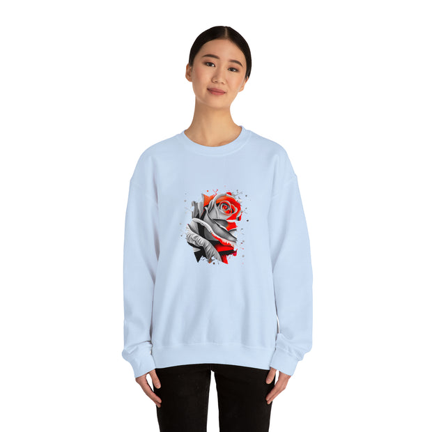 Rose Unisex Heavy Blend™ Crewneck Sweatshirt