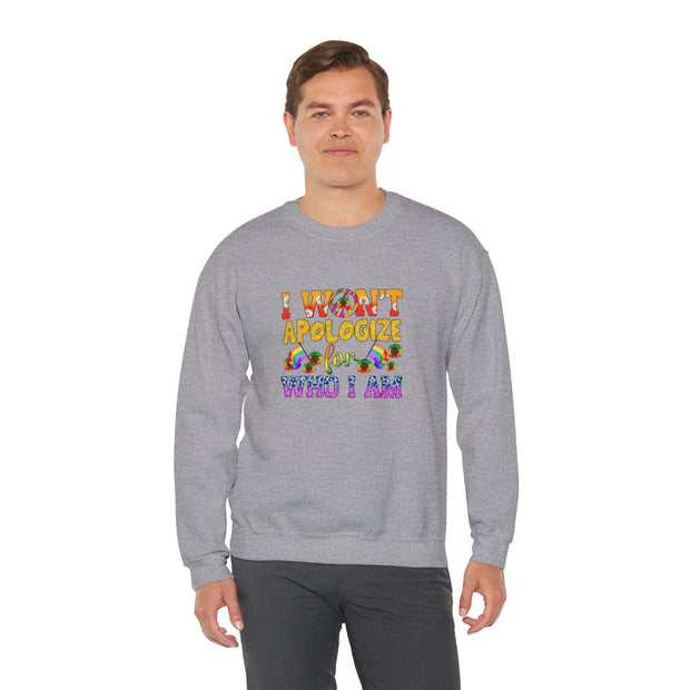 I Won’t Apologize Unisex Heavy Blend™ Crewneck Sweatshirt