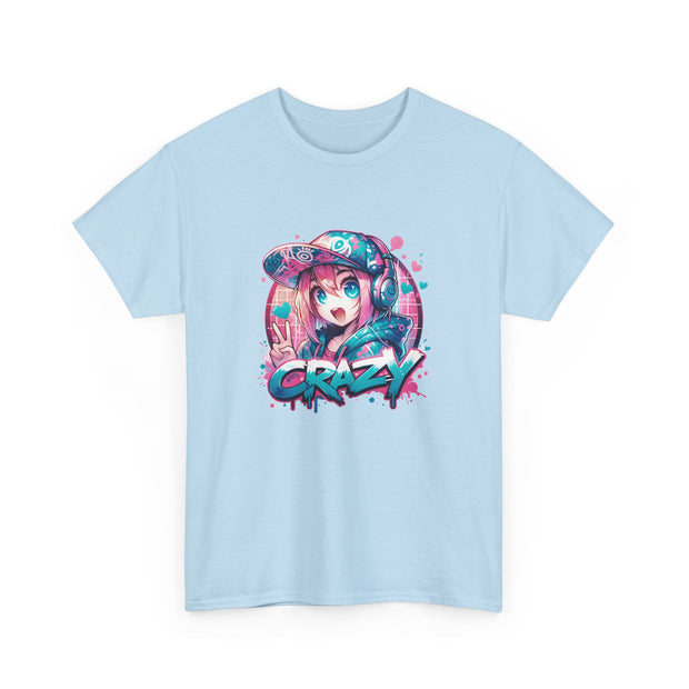Graffiti Anime Girls Unisex Heavy Cotton Tee