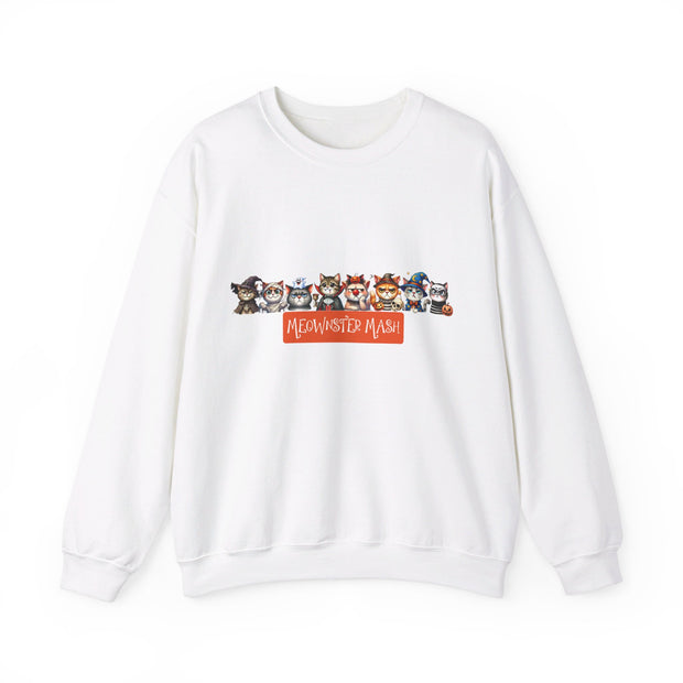 Meownster Mash Unisex Heavy Blend™ Crewneck Sweatshirt