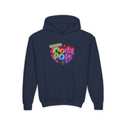 Youth Hooded Sweatshirt with Soda Pop Design, Fun Sweatshirt for Kids, Perfect Gift for Birthdays, Cozy Hooded Top, Great for Casual Wear