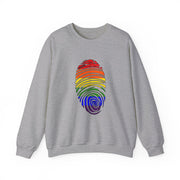 Pride Fingerprint Unisex Heavy Blend™ Crewneck Sweatshirt