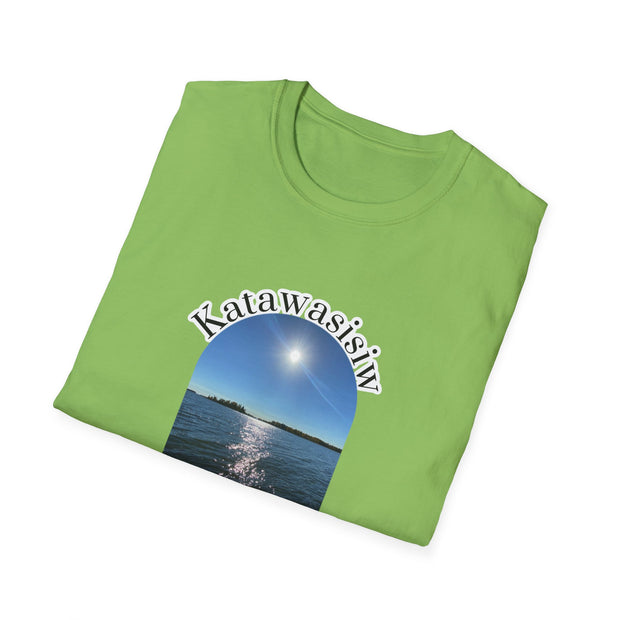 Cree Saskatchewan Skies Unisex Softstyle T-Shirt