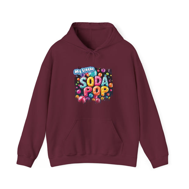 My Little Soda Pop Hooded Sweatshirt, Trendy Unisex Pullover, Fun Gift for Teens, Casual Wear, Comfortable Street Style