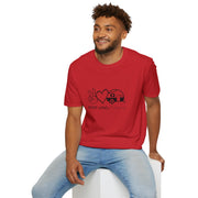 Peace Love Camping Unisex Softstyle T-Shirt
