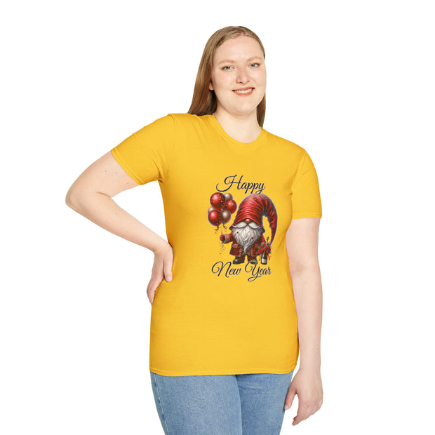 Gnome New Year Unisex Softstyle T-Shirt