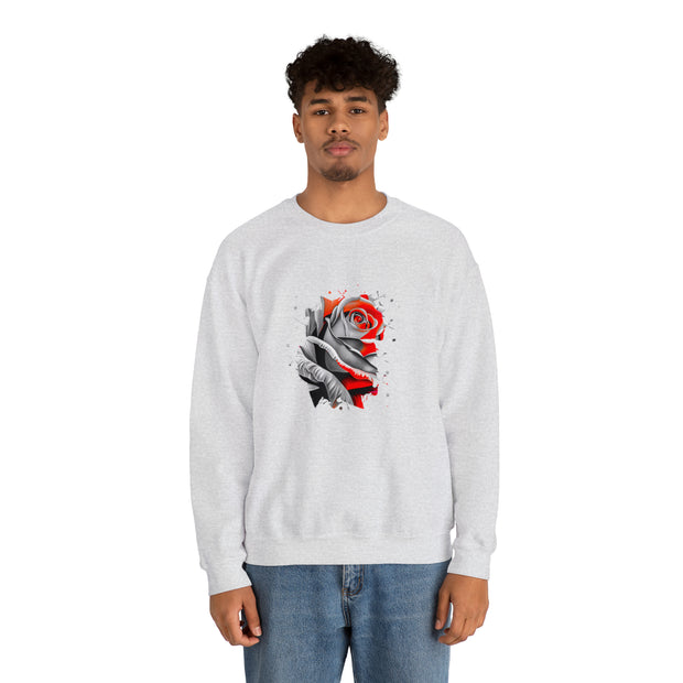 Rose Unisex Heavy Blend™ Crewneck Sweatshirt
