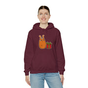 Christmas cat Unisex Heavy Blend™ Hooded Sweatshirt