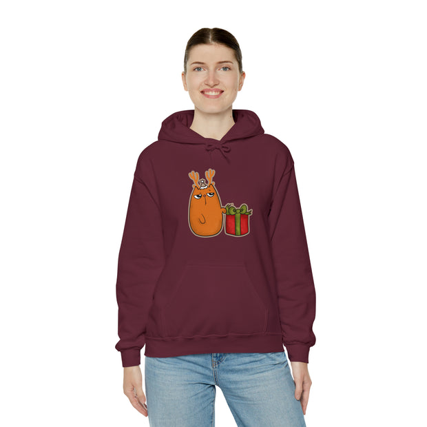 Christmas cat Unisex Heavy Blend™ Hooded Sweatshirt