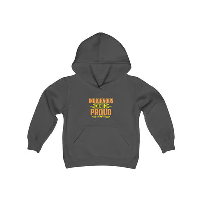 Indigenous and Proud Youth Heavy Blend Hooded Sweatshirt