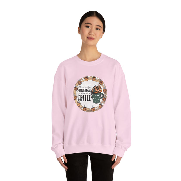 Christmas Coffee Unisex Heavy Blend™ Crewneck Sweatshirt