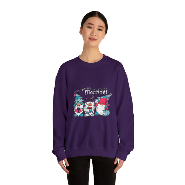 Gnome Christmas Unisex Heavy Blend™ Crewneck Sweatshirt