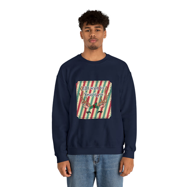 Reindeer Unisex Heavy Blend™ Crewneck Sweatshirt