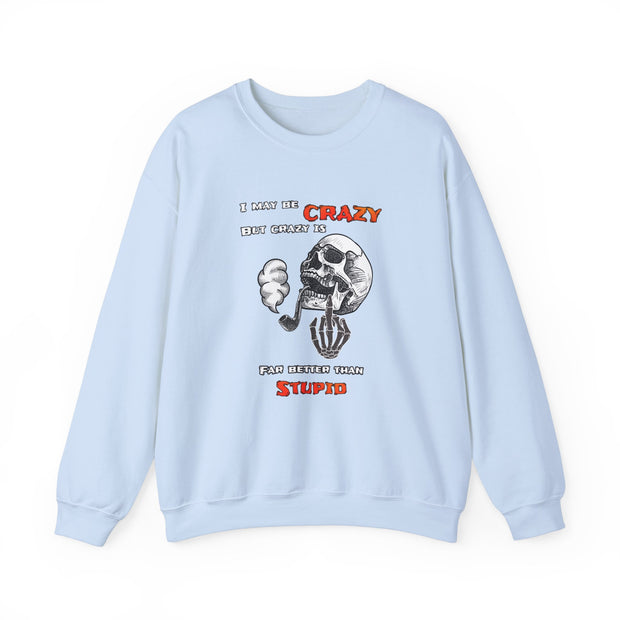 Crazy Skull Unisex Heavy Blend™ Crewneck Sweatshirt