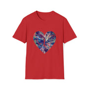 Heart Butterfly Unisex Softstyle T-Shirt