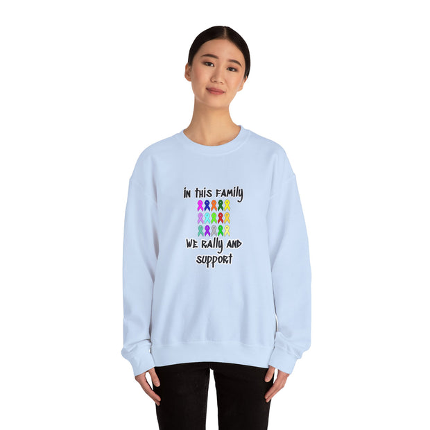 Cancer Family Support Unisex Heavy Blend™ Crewneck Sweatshirt