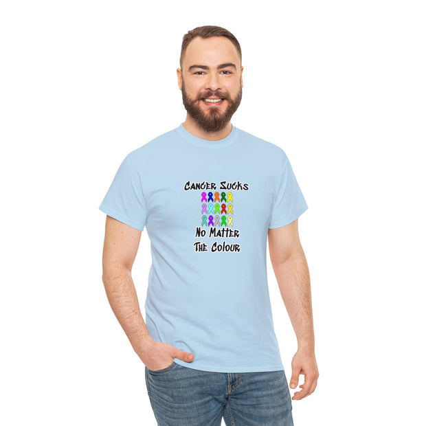 Cancer Sucks Unisex Heavy Cotton Tee